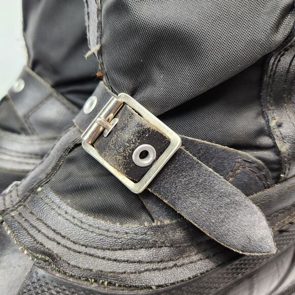 Vtg Ski Doo Boots Mens 6 Snowmobile Embroidered Snow Boots Ice Fishing Utility - Picture 10 of 16